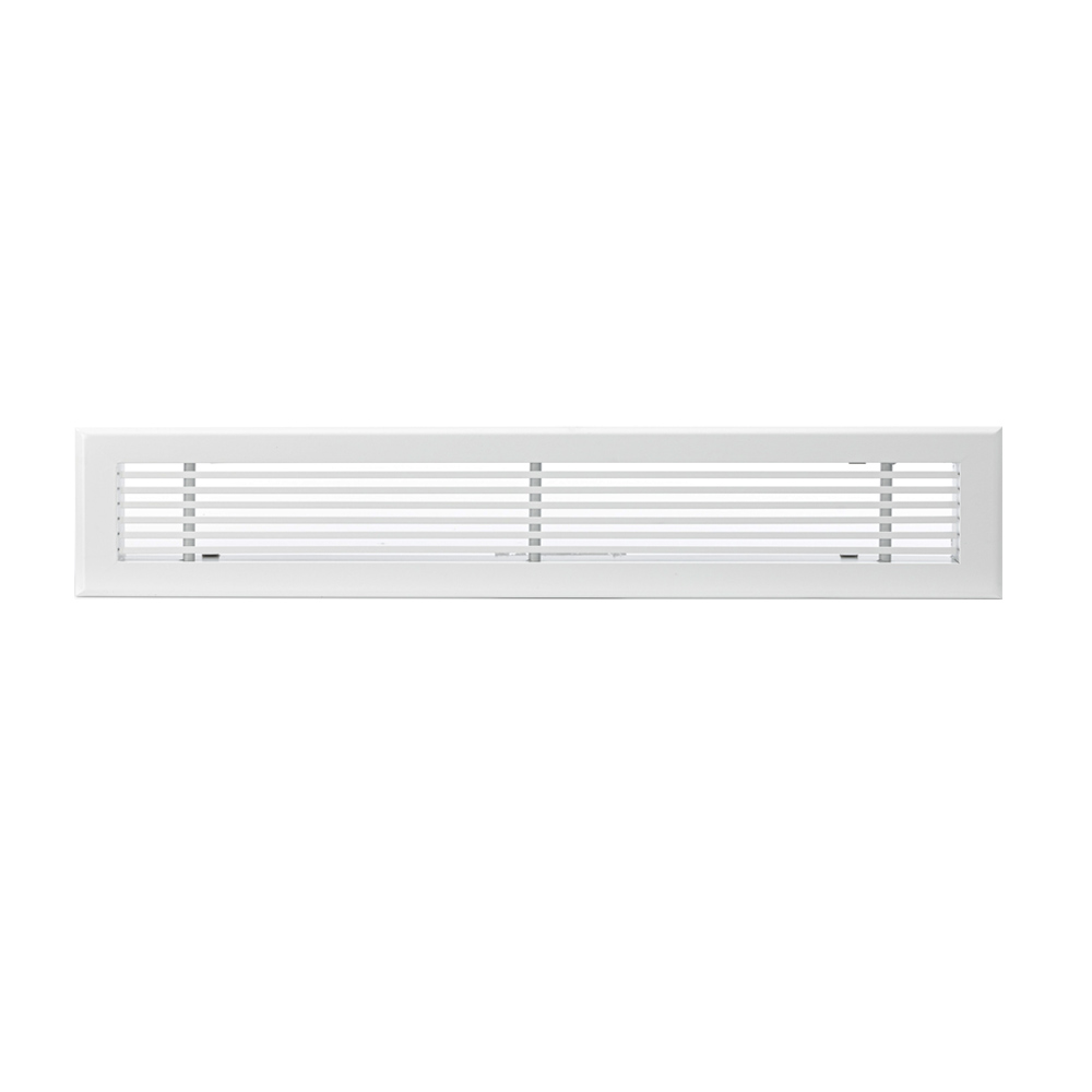 Baillindustrie - Grille soufflage linéaire ailettes fixes - Dimensions grilles GSL600X100